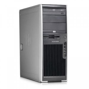 Workstation HP xw4600 Tower, Procesor Intel Core 2 Quad Q6600 2.4 GHz, 4 GB DDR2 ECC, Hard disk 80 GB SATA, DVD-ROM, Placa Grafica Nvidia Quadro NVS 290 256 MB