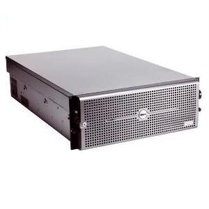 Server DELL PowerEdge 6800  7U Rackmount, 4 procesoare Intel Dual Core Xeon 3.0 GHz, 8 GB DDR2 ECC, 4 X 300 GB HDD SCSI, DVD-ROM, Raid Controller, 2 Surse Redundante
