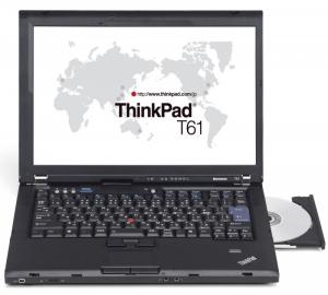 Lenovo ThinkPad T61 Intel Core 2 Duo T7500 2.2 Ghz 2GB DDR2 100 HDD Sata 15.4 inch DVD-ROM
