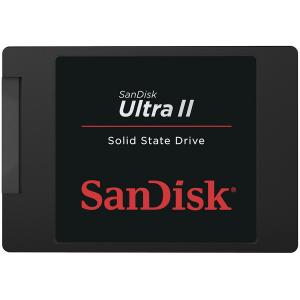 SanDisk Ultra II 480GB SSD, 2.5” 7mm, SATA 6 Gbit/s, Read/Write: 550 MB/s / 500 MB/s, Random Read/Write IOPS 98K/83K, retail