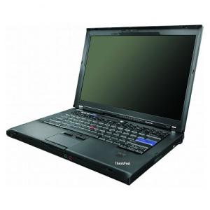 Laptop Lenovo ThinkPad T400, Intel Core 2 Duo P8700 2.53 GHz, 2 GB DDR3, 160 GB SATA, DVDRW, WI-FI, Display 14.1inch 1280 by 800, carcasa titan cauciucat, Windows 7 Professional, GARANTIE 2 ANI