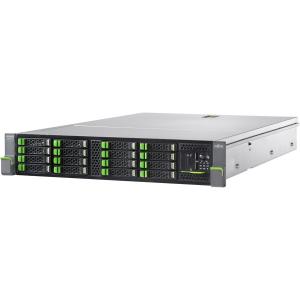Server FUJITSU (2U Rackmount, Intel C600, Intel Xeon Processor E5-2620v2-2.1Gh (Socket 2011), Bus 7.2GT/sec, 8GB DDR3 SDRAM 1600MHz(PC3-12800), 1 x , DVD-RW, 2xVGA, 4xLAN, RAID Ctrl 6GBps 512MB cache, 1+1 Redundant PSU), Retail