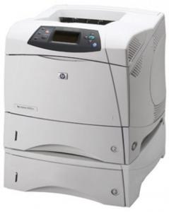 Imprimanta Laser Monocrom A4 HP 4300tn, 45 pagini/minut, 200.000 pagini/luna, rezolutie 1200 x 1200 DPI, 1 X Network