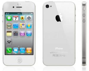 Telefon Apple iPhone 4 White, 16 GB, Wi-Fi, Grad B, Fara Alimentator