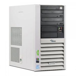 Calculator Fujitsu Siemens ESPRIMO P5905 Tower, Intel Celeron D 3.2 GHz, 256 MB DDR2, 40 GB HDD SATA, DVD-ROM