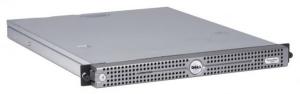 Server Dell PowerEdge R200 Rackabil 1U, Intel Quad Core Xeon X3220 2.4 GHz, 4 GB DDR2, 2 x hard disk 320 GB SATA, DVD-CDRW, Raid Controller SAS/SATA DELL Perc 6iR, 1 x Sursa