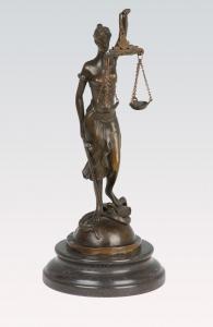 Statueta de bronz - Zeita Dreptatii