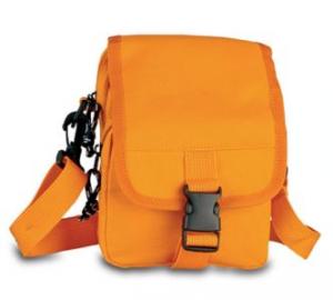 Mini geanta umeri portocalie cu banduliera reglabila