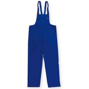 Pantaloni cu pieptar din tercot albastru