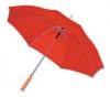 Umbrela rosie  automata cu maner din