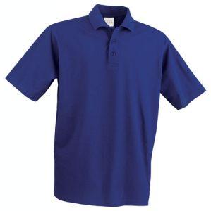 Tricou Polo Piquet din bumbac albastru royal