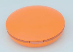 Oglinda portocalie de buzunar din  plastic