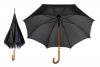 Umbrela neagra  manuala cu 8 clini