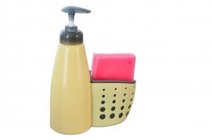 Dozator sapun sau detergent cu spatiu de stocare burete