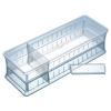 Cutie depozitare, organizator bucatarie cu 2 separatoare, 33,5x10,5x5