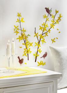 Decoratiune autocolanta Forsythia