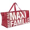 Sacosa mare, rosie, cu manere, 73x30x35 cm, xxl, happymax