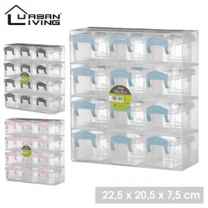 Organizator cu 12 cutii ClickBox