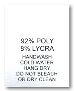 Etichete textile poliamida