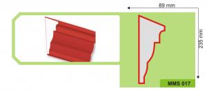 PROFILE DECORATIVE DIN POLISTIREN - SOLBANC MMS017