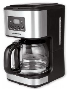 Cafetiera Heinner HCM-D915, 900 W, cana 1.5 litri, display LCD, negru - inox