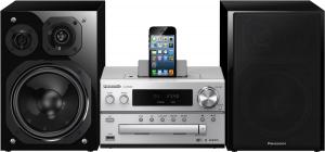 Sistem audio Panasonic SC-PMX9EG-S, Putere 120 W, 2 Canale De Iesire, Redare MP3, Wireless, Bluetooth, USB, Negru-Argintiu
