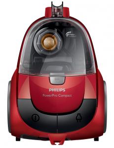 Aspirator Philips FC9323, Fara Sac, Clasa B, Tehnologie Power Cyclone 4 , Tub Telescopic, Flitru Hepa, Rosu