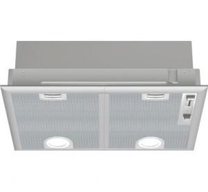 Hota Bosch DHL555BL, incorporabila, 50 cm, 618 m&sup3;/h, 3 viteze + Intensiv, filtre metalice, inox