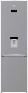 Combina frigorifica Beko RCNA400E30DZXB, A++, 259+97 litri, dozator de apa, No Frost, inox