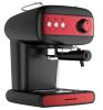 Espressor Heinner Red Boquette HEM-1100BKRD, 850W, 15 bar, 1.2l, espresso si cappuccino, negru-rosu