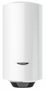 Boiler Ariston Pro 1 Eco 65 V Slim, 8 bari, afisaj led-uri, 65 litri, clasa B, 1800 W, alb