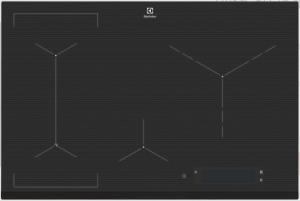 Plita electrica incorporabila Electrolux EIS84486, inductie, 78 cm, 4 zone, display TFT, negru