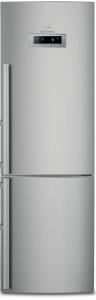 Combina frigorifica Electrolux EN3888MOX, A++, 258+92 Litri, Comenzi Electronice, Display Digital, Sistem de Racire No Frost, Inox Antiamprenta