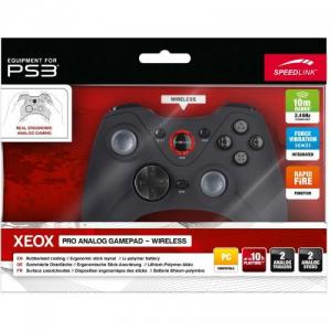 Gamepad Speedlink Xeox Pro Wireless pentru PS3/PC Black