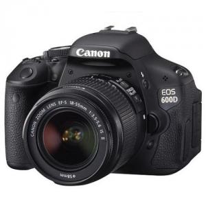 Camera foto Canon DSLR EOS 600D si EF-S 18-55 IS II Black