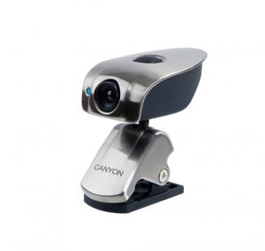 CANYON Web Cam 1.3Mpix, Black/Silver, CNP-WCAM313G