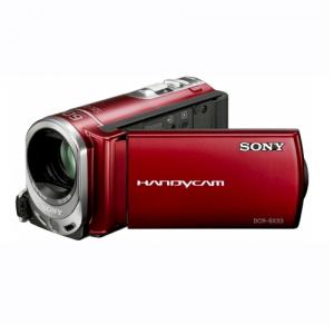 Camera video Sony DCR-SX33, red