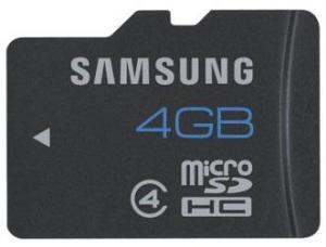 Card memorie SAMSUNG MicroSDHC 4GB Class 4