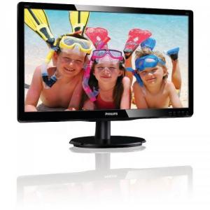Monitor LCD Philips 21.5inch 5ms DVI VGA Audio Black
