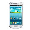 Smartphone Samsung I8190 Galaxy S III Mini White la Fleur + husa protectoare