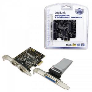 Adaptor Logilink PCI Express la 2 x serial si 1 x paralel