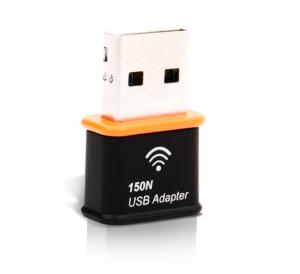 CANYON Wireless b/g/n 150Mbps USB Network Card, Black/Yellow, CNP-WF518N2