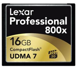 Card de memorie Lexar Compact Flash 800X 16GB
