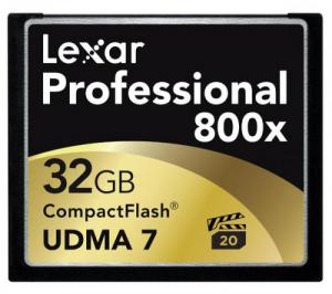 Card de memorie Lexar Compact Flash 800X 32 GB