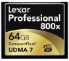 Card de memorie lexar compact flash 800x 64gb