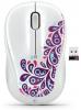 Mouse logitech m325 white paisley