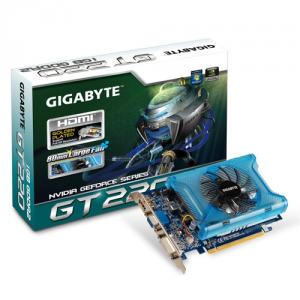 Placa video Gigabyte nVidia GeForce GT220, 1024MB, DDR2, 128bit, HDMI, PCI-E
