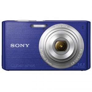 Aparat foto compact Sony Cyber-Shot DSC-W610 Blue + Husa + Card 2GB