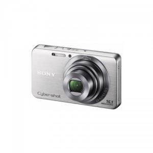 Aparat foto compact Sony Cyber-Shot DSC-W630 Silver + card 4GB + Geanta