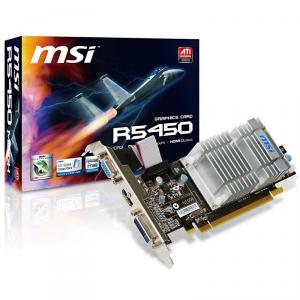 Placa video MSI Ati Radeon R5450, 1024MB, DDR5, 64bit, HDMI, PCI-E
